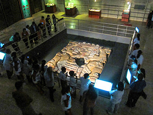 a museum exhibit in Mexico City