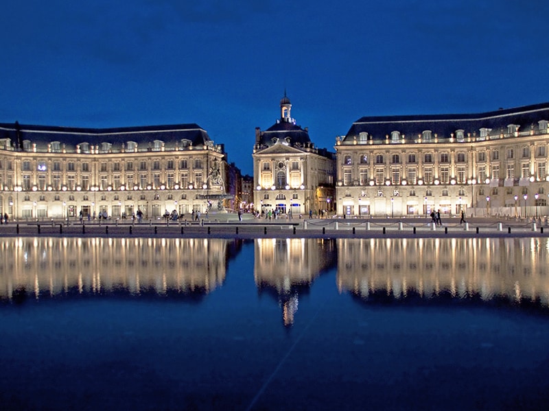 The city of Bordeau, one of France's top places