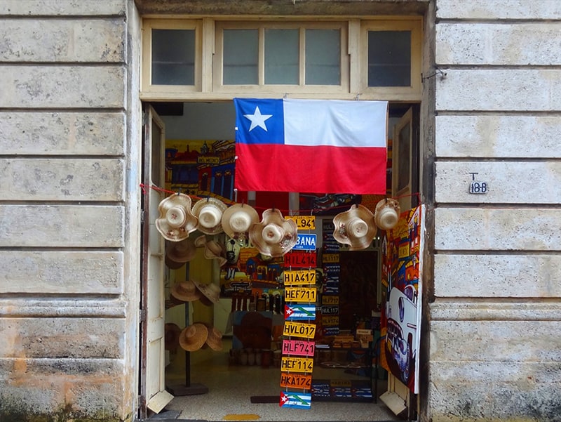 visiting a tourist shop, one of the things to do in Havana Cuba