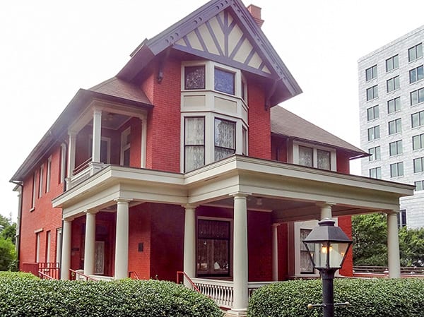 the Margaret Mitchell House- one of the homes of famous writers