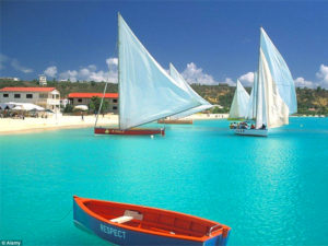 boats on as beach - guide to Caribbean islands
