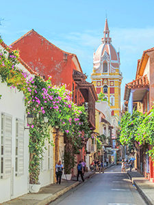 a street in Cartagena
