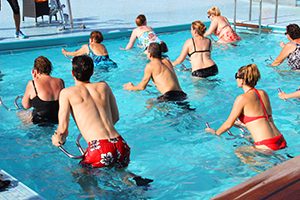 people in the pool on the Divina