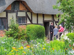 a thatch roof cottage