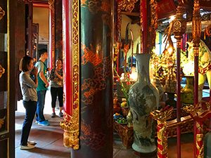 a temple in Hanoi