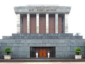 The Ho Chi Minh Mausole in Hanoium