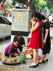 Street food vendor in Hanoi