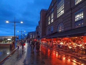 people in a restaurantAker Brygge