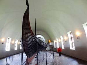 a Viking ship in Oslo 