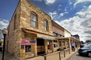 an old western building in Texas
