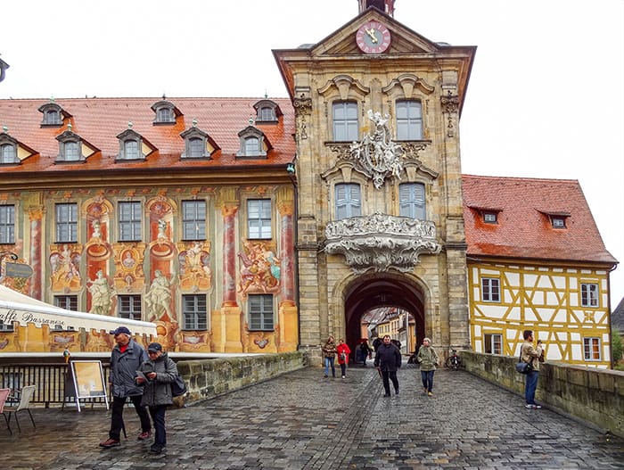 an ornate building in Bamberg, one of the best places to visit in Bavaria