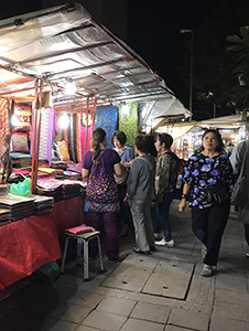 visiting the night market, one of the things to do in Chiang Mai