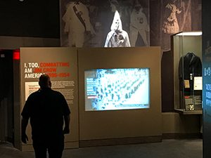 a museum exhibit in Memphis, Tennessee