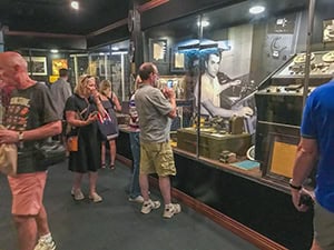 people viewing a museum exhibit -- things to do in Memphis