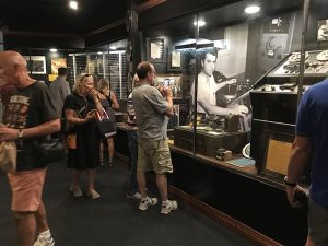 people viewing a museum exhibit in Memphis, Tennessee