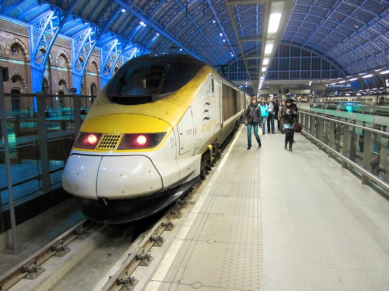 Eurostar Chunnel train