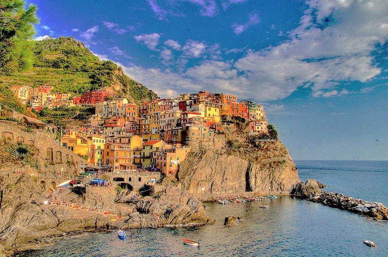 Cinque Terre at sunset