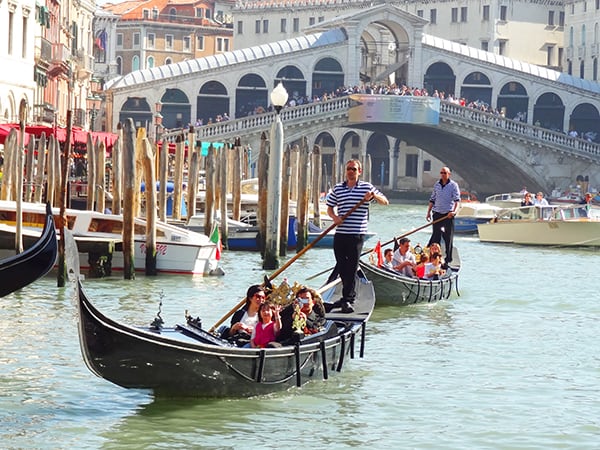 gondolas in Venice top 10 in italy