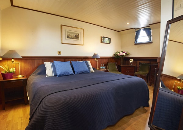 a suite on a barge