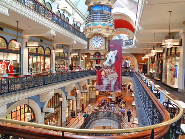A Victorian shopping mall