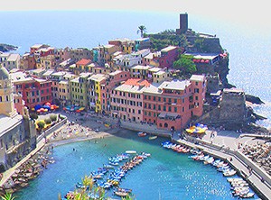 a small viiage and it harbor