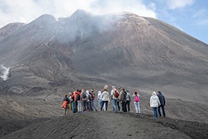 people looking at a mountain - palermo