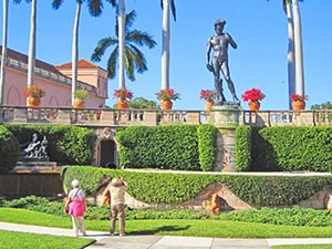 people photographing a statue in the John and Mable Ringling Museum of Art - ringling museum