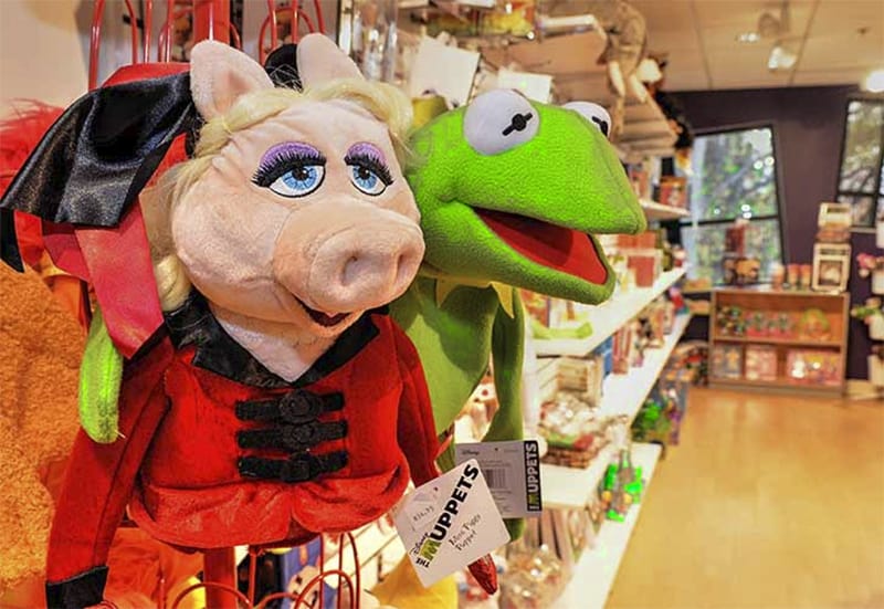 The Muppet puppets 