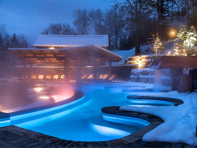 Spa Scandinave in the snow