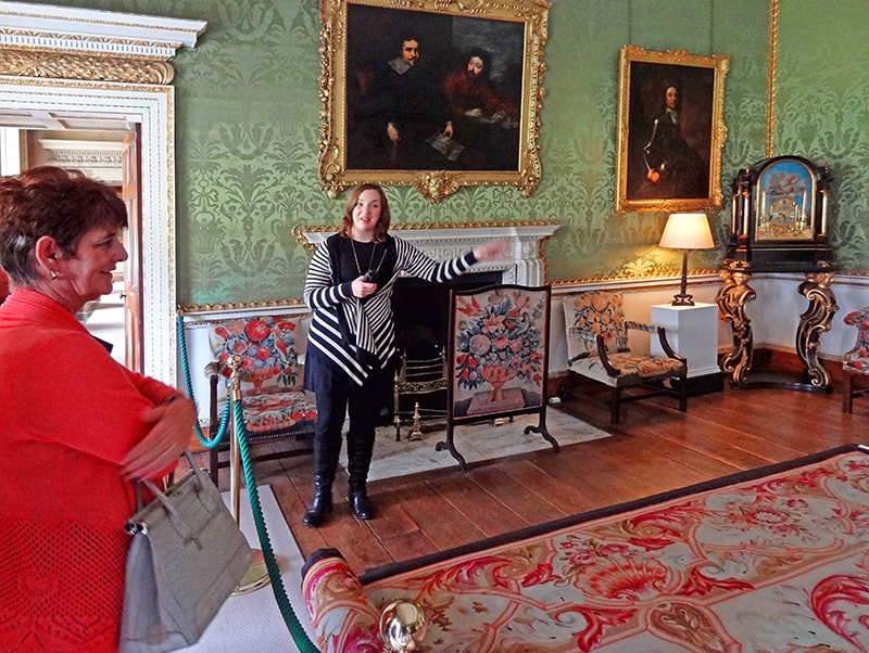 people on a tour in Castletown House