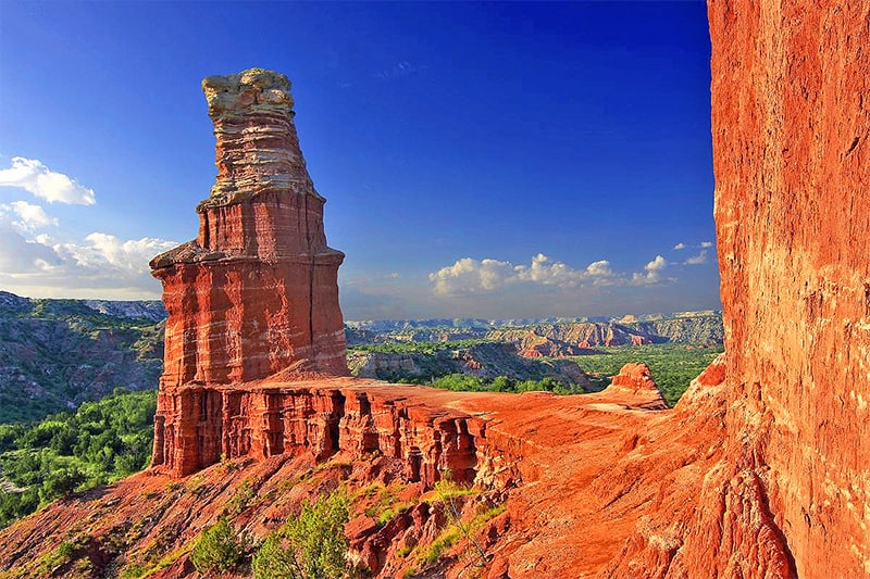 a canyon in the Texas panhandle