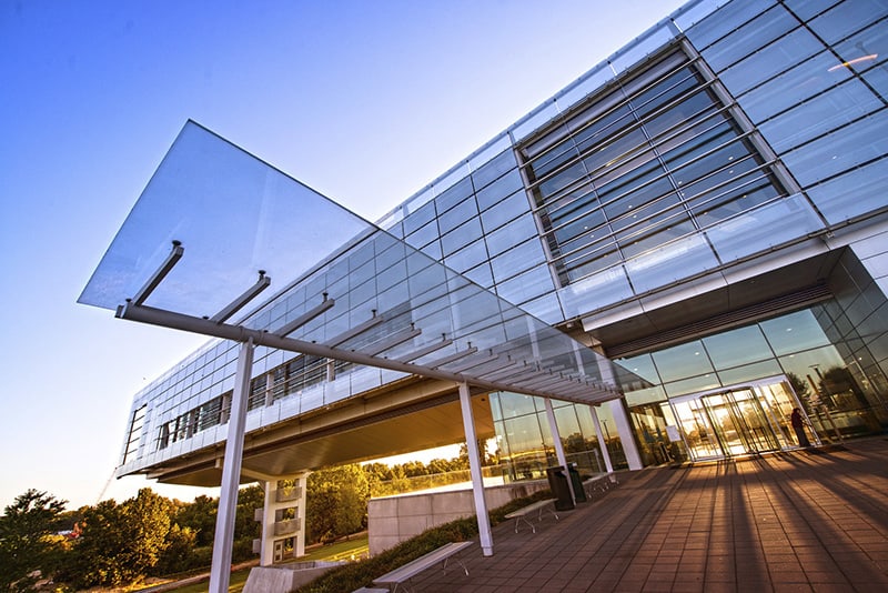 Visiting the modern Clinton Library, one of the things to do in Little Rock