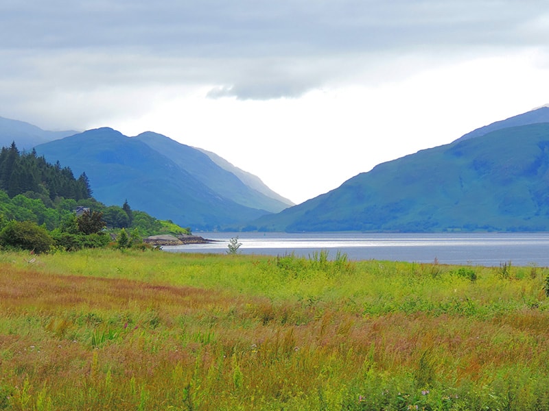 a beautiful glen in Scotland that's a good place for wellness travel