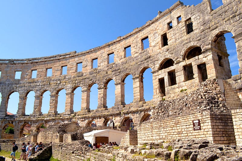 an old amphitheater