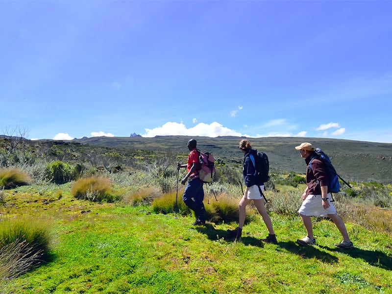 Trekking, on of the things to do in Kenya