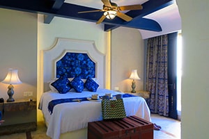 a bedroom at a Mayan riviera resorts all inclusive