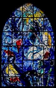 a stained glass window