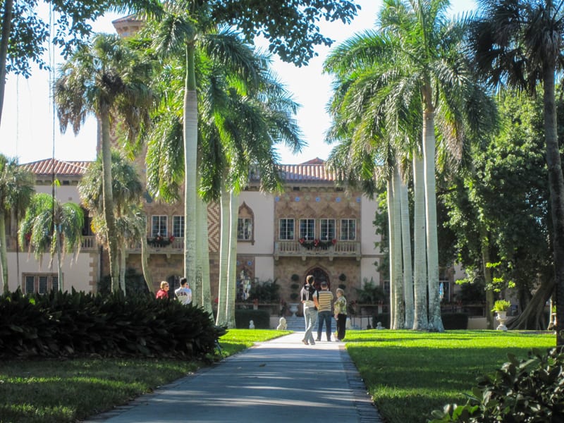 A large estate visited on a Florida Gulf Coast road trip