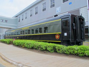 a railroad car in Halifax, Nova Scotia