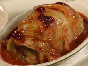 stuffed cabbage in one of the delis in New York City