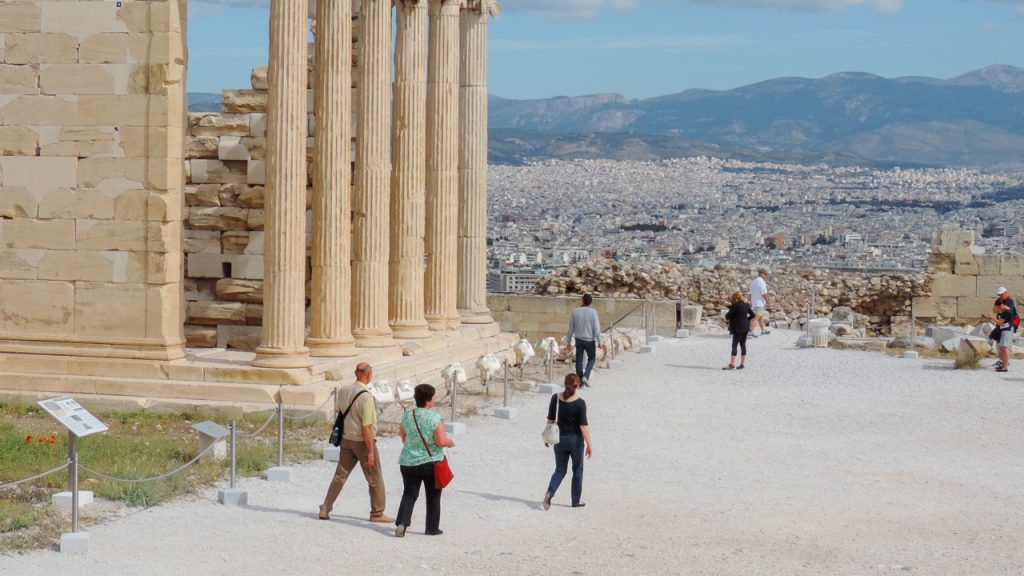 the Acropolis in Athens