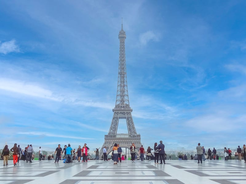The Eiffel Tower - one of the best places in Paris to see