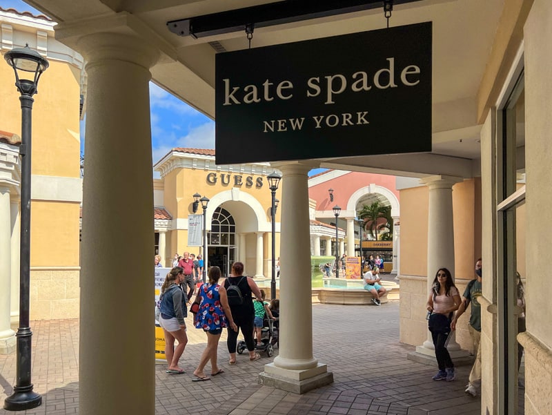 women walking in a mall near a Kate Spade store - one of the Things to Do in Orlando for Adults