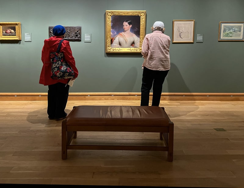 a couple in an art museum - one of the Things to Do in Orlando for Adults