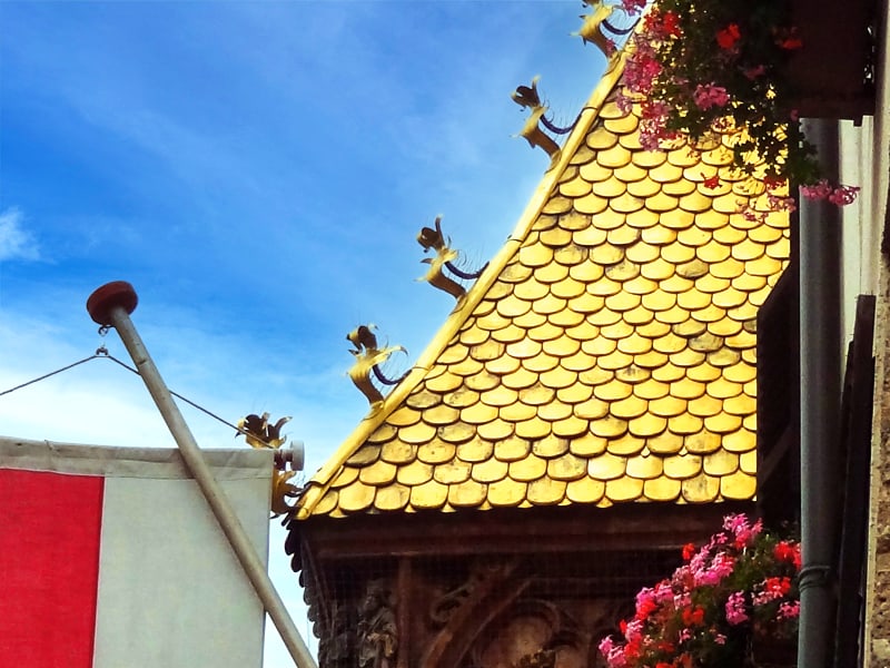 The gold roof of the Goldenes Dachl - one of the things to do in Innsbruck