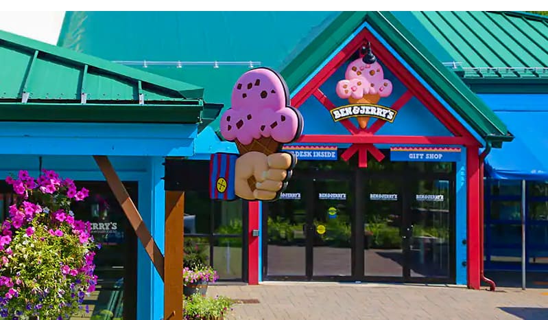 colorful-exterior-Ben-Jerrys-ice-cream-factory
