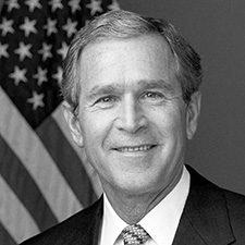 a photo of george bush