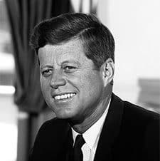 a photo of president kennedy