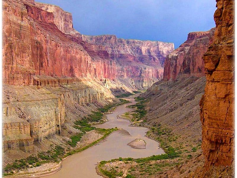the Grand Canyon, one of the World Heritage sites in the USA