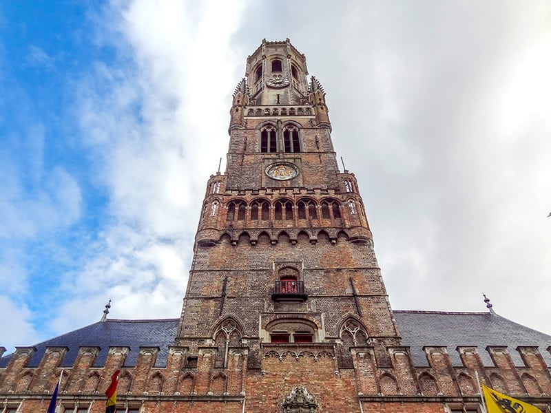 the belfry of an old building